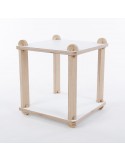 Table stool TABUTECA - modular wood design