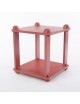 Table stool TABUTECA - Red modular design
