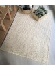 NORDICA - braided white carpet