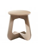 TABU oak - stool translucent white