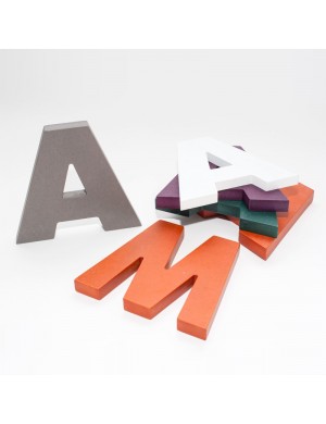 Wooden letters DECO tex - a DIY personal touch