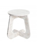 TABU stool natur – vintage style white wood