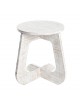 TABU stool natur – vintage style white wood